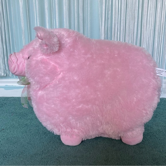 Large Pink Plush Grunting Toy Stuffy Pig NWOT - Picture 7 of 17